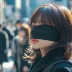 街中で、目隠しされる女性　千葉県　浦安市　2026年03月31日