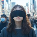 街中で、目隠しされる女性　愛知県　安城市　2026年04月18日