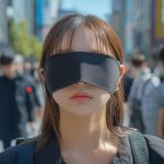 街中で、目隠しされる女性　東京都　多摩市　2026年04月30日