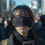 街中で、目隠しされる女性　茨城県　筑西市　2026年05月24日