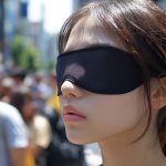 街中で、目隠しされる女性　東京都　杉並区　2026年06月02日