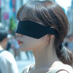 街中で、目隠しされる女性　熊本県　宇城市　2026年06月05日