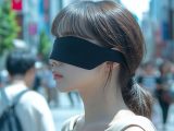 街中で、目隠しされる女性　熊本県　宇城市　2026年06月05日