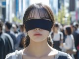 街中で、目隠しされる女性　愛知県　豊橋市　2026年06月11日